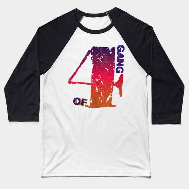 Gang Of Four Baseball T-Shirt by TuoTuo.id